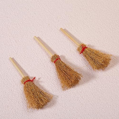 Mini Witches Broomstick Halloween Craft Decorations