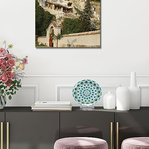Hipiwe Adjustable Metal Arm Easel with Acrylic Base 1