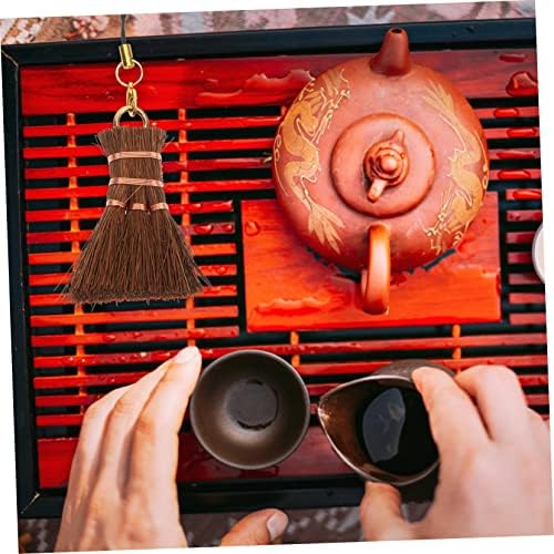Mini Palm Broom Set - Hand Broom for Cleaning and Tea Ceremony