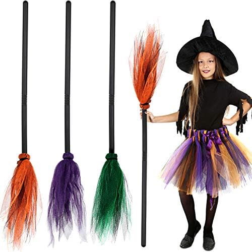 Boao 3 Pcs Halloween Witch Broom Props 1