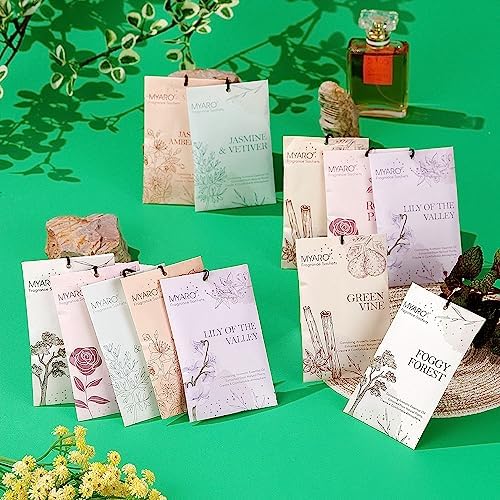 MYARO 12 PCS Scented Sachets for Closet and Drawer