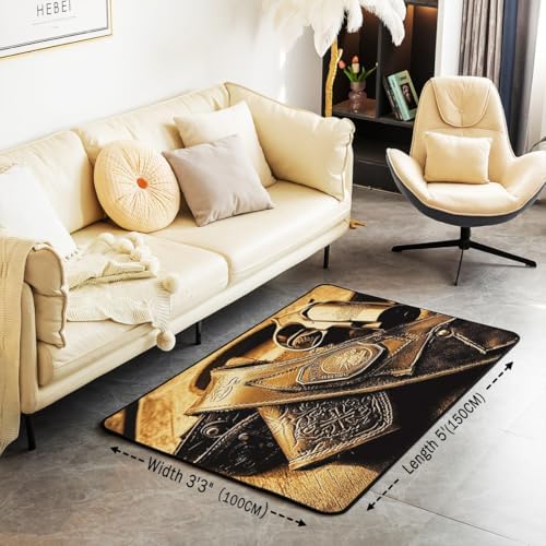 Feelyou 3x5 Area Rug Wild Western Decor