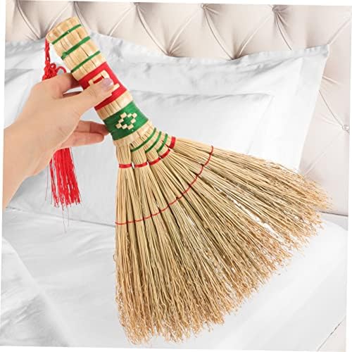 Hemoton Woven Handheld Broom for Home Cleaning