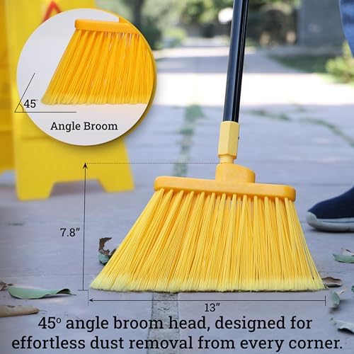 KLEEN HANDLER Angle Broom Head - Yellow