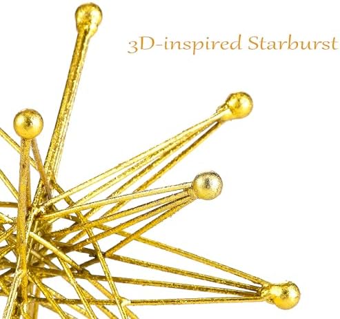 Oligsky 9 Inch Gold Decorative Sphere Sculpture