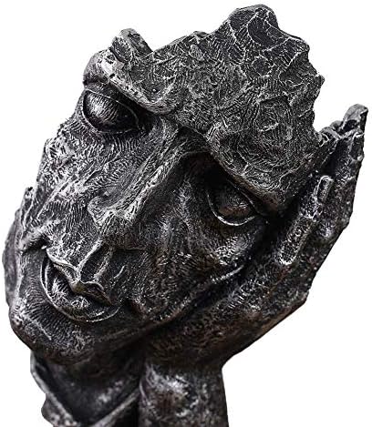 Lependor The Thinker Statue - Handcrafted Resin Abstract Sculpture
