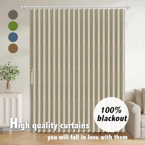 AJAZZ 100 Blackout Doorway Curtain Panel