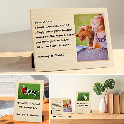 Personalized Baby Picture Frame with Acrylic Cover