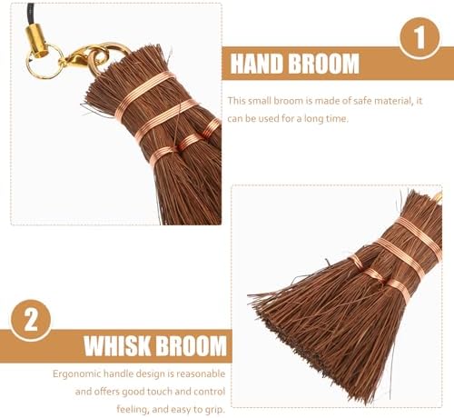 Gatuida 1Piece Mini Palm Whisk Broom for Tea Ceremony
