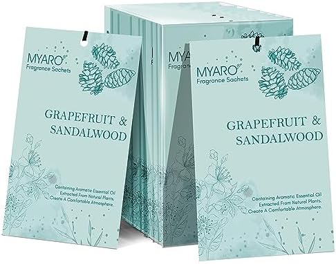 MYARO 12 Pack Closet Scent Sachets for Fresh Air