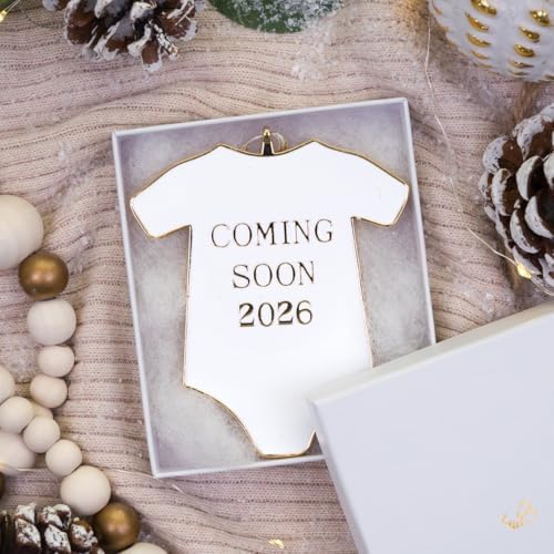 Bee Baby Coming Soon 2026 Ornament Pregnancy Keepsake