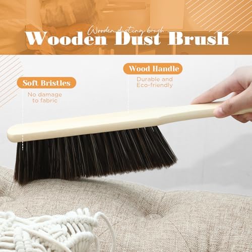 Tioncy 16 Piece Wooden Dust Brush Set