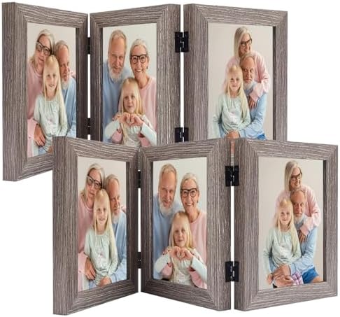 Frametory 5x7 Triple Picture Frame Set - Gray 2 Pack