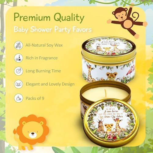 Majestic Zen Floral Scented Candles Set of 9 1