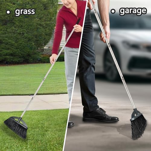 Heavy Duty 605 Inch Angle Broom for Outdoor Cleaning