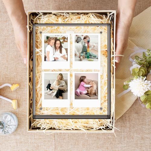 Golden State Art 8x10 Acrylic Floating Frame Black
