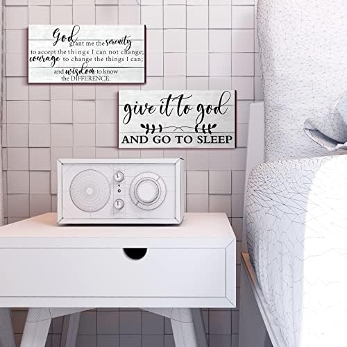 Chunful Give It to God and Go to Sleep Wall Sign