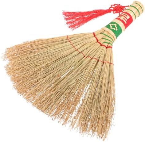 Hemoton Woven Handheld Broom for Home Cleaning