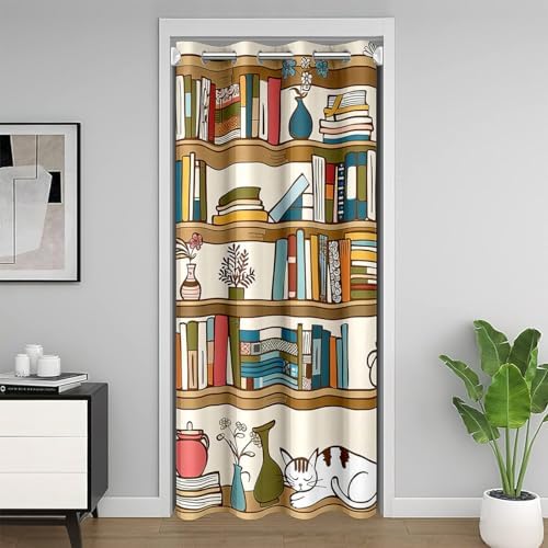 Erosebridal Cartoon Bookcase Door Curtain 34x80