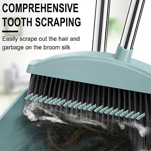 CENGNIAN Long Handle Broom and Dustpan Set 1