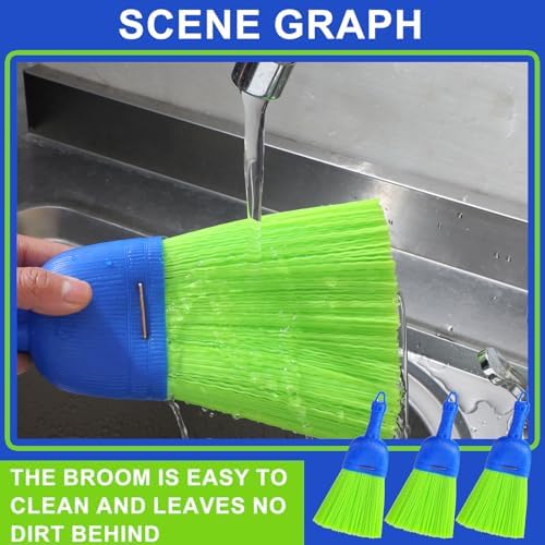 5 Pcs Poly Fiber Hand Broom with Hang Hole 1