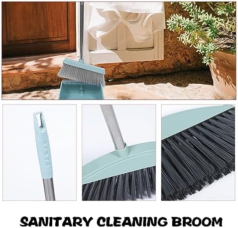 KALLORY Heavy Duty Angle Broom for Garage Kitchen