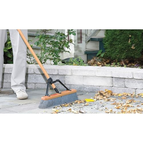 Libman 829 Push Broom Heavy-Duty Bristles 24 Inch