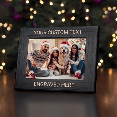 Lifetime Creations Custom Picture Frame for Personalized Gifts - Black 8x10 Landscape