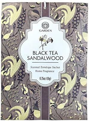Black Tea Sandalwood Scented Sachets - 12 Pack
