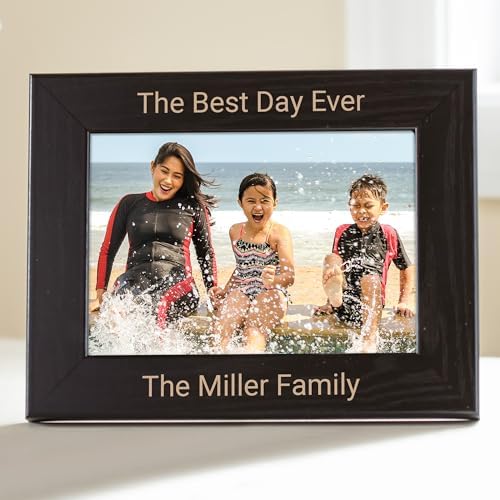 Lifetime Creations Custom Picture Frame for Personalized Gifts - Black 8x10 Landscape