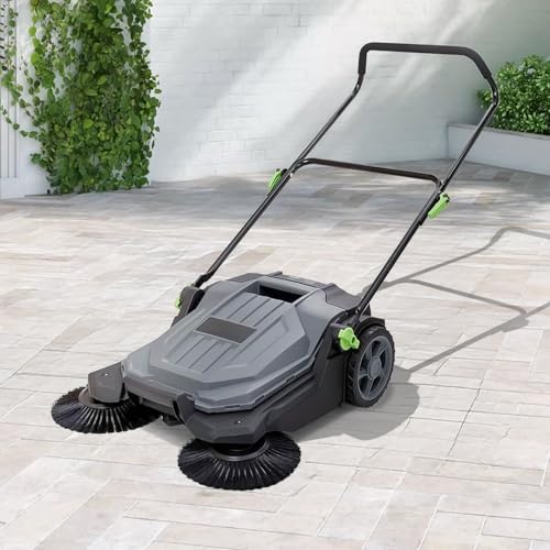 256 Push Floor Sweeper with 5-Gallon Container 1