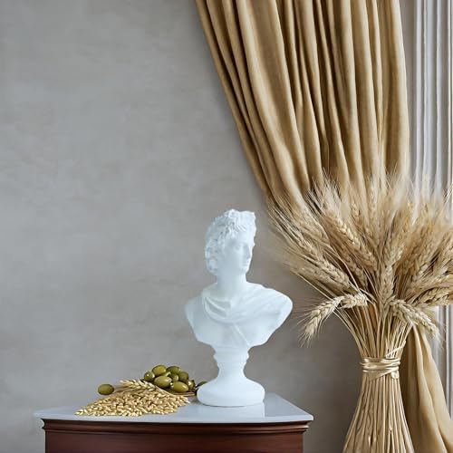 115inch Greek Apollo Bust Sculpture White 1