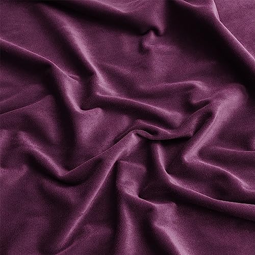 Victree Velvet Pom Pom Curtains 2 Panels Blackout