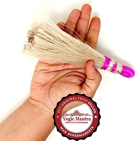 Yogic Mantra Kusha Grass Broom Set of 2 7 Inch Jhadu