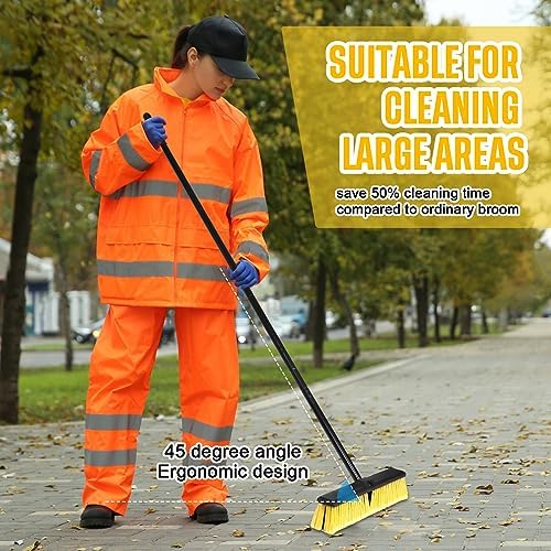Zhehao 6 Pack 18 Inch Push Broom for Outdoor Cleaning