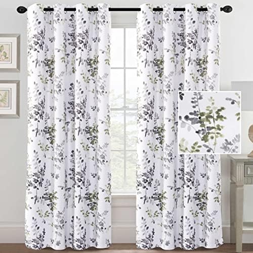 HVERSAILTEX 2 Panel Blackout Curtains 52x84 Grey Sage