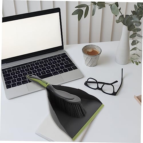 Healeved 2sets Mini Broom and Dustpan for Desktop Cleaning