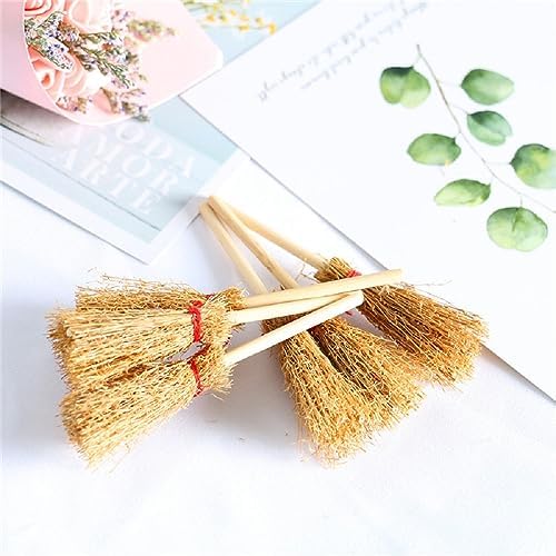 Mini Witches Broomstick Halloween Craft Decorations