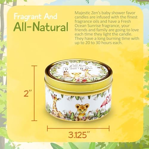 Majestic Zen Floral Scented Candles Set of 9 1