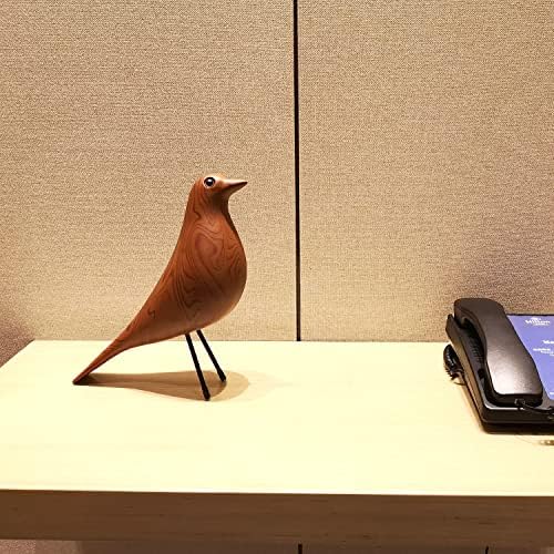 Mid-Century House Bird Sculpture - Wood Color