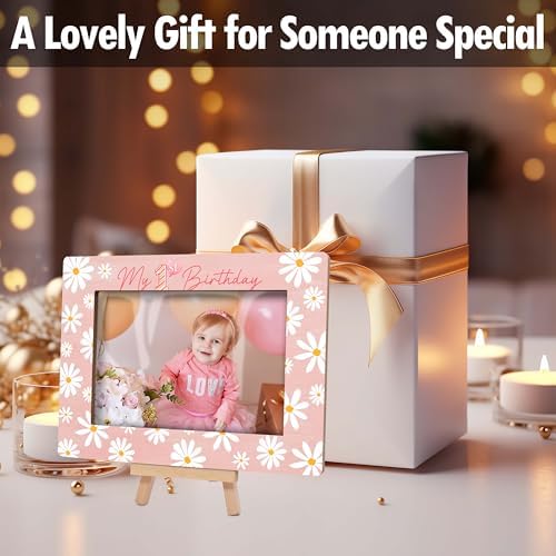 Cazhes My 1st Birthday Picture Frame Daisy 4x6