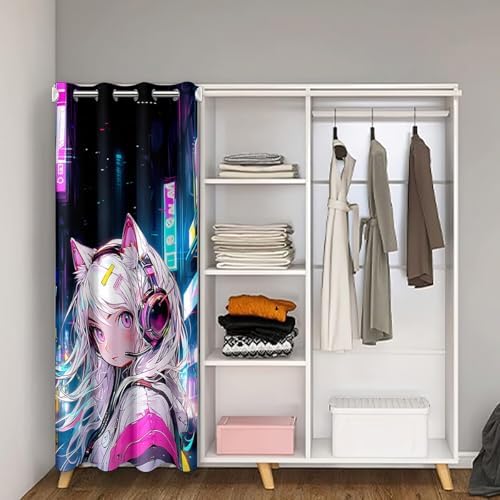 Erosebridal Anime Door Curtain - 42 W x 80 L Velvet Panel