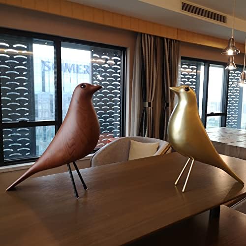 Mid-Century House Bird Sculpture - Wood Color