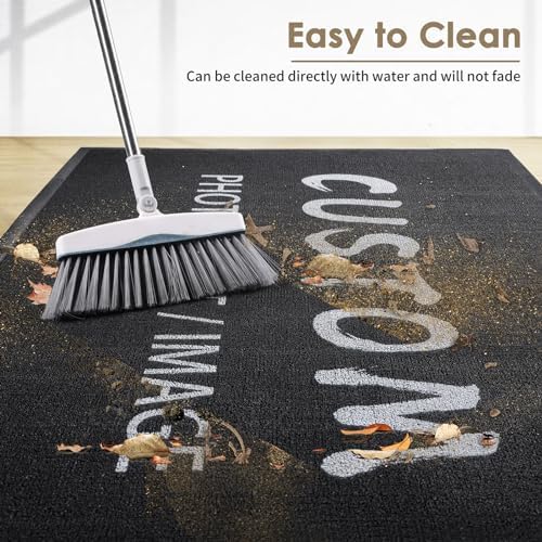 Custom Doormat with Logo - Non Slip Washable Area Rug 1