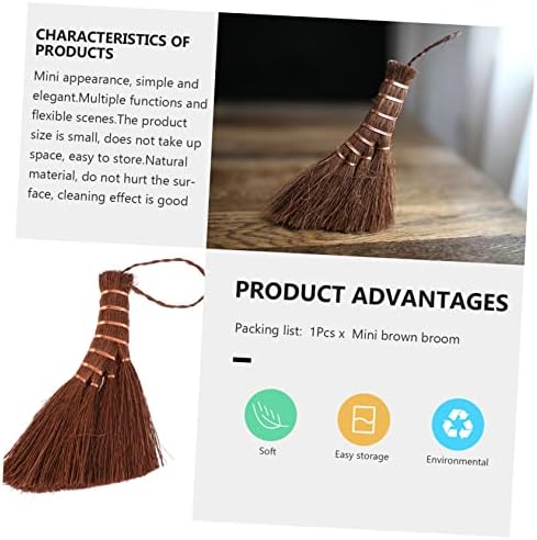 3 Pcs Durable Easy to Store Mini Broom Set