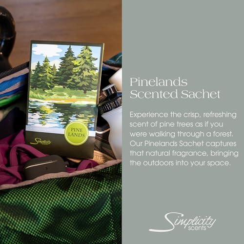 FloralSimplicity Pine Lands Scented Sachets Pack of 6