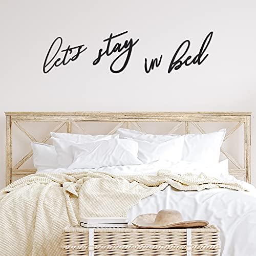 Jetec 4 Pieces 3D Wooden Letters Wall Decor