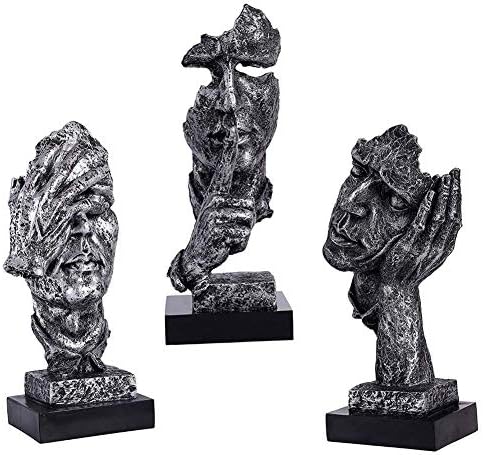 Lependor The Thinker Statue - Handcrafted Resin Abstract Sculpture