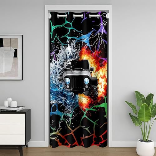 Erosebridal Door Curtain 34W x 80L Blackout Panel