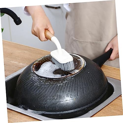 Hoement 2pcs Hard Bristle Floor Brush Set